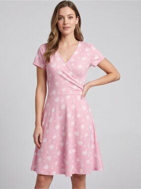 Rebel Sugar Floral Dress Pink
